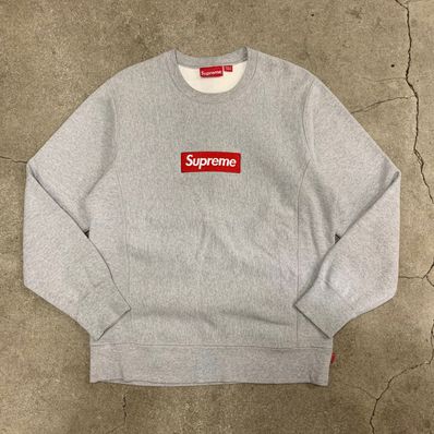 Supreme Box Logo Crewneck "Grey" (15FW)
