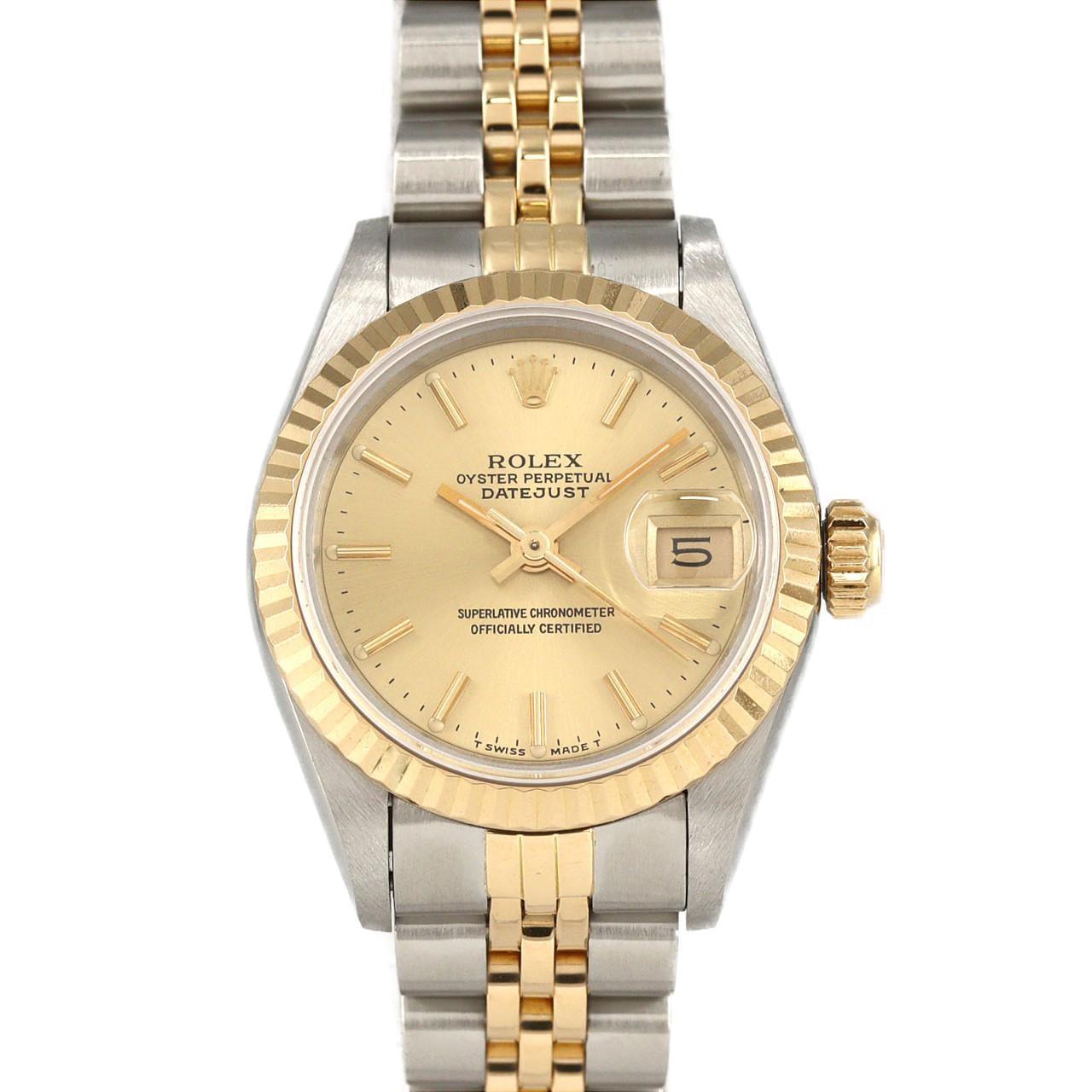 ロレックス デイトジャスト 69173 SSxYG 自動巻 R番