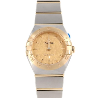 【新品】オメガ コンステレーションブラッシュ コンビ 131.20.25.60.08.001 SSxYG クォーツ