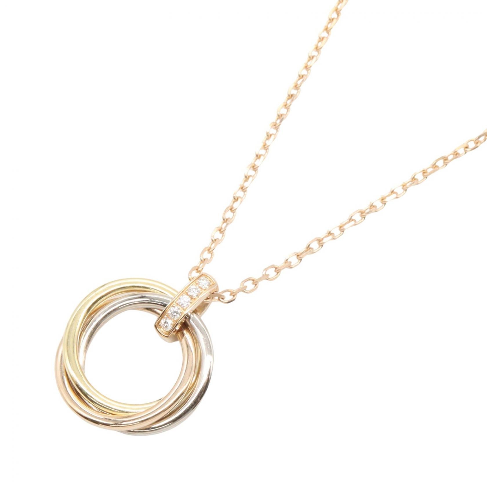 カルティエ CARTIER トリニティ ネックレス ダイヤ ネックレス ジュエリー K18(イエローゴールド) K18WG(ホワイトゴールド) K18PG(ピンクゴールド) / ダイヤモンド レディース ゴールド系 / シルバー系 /