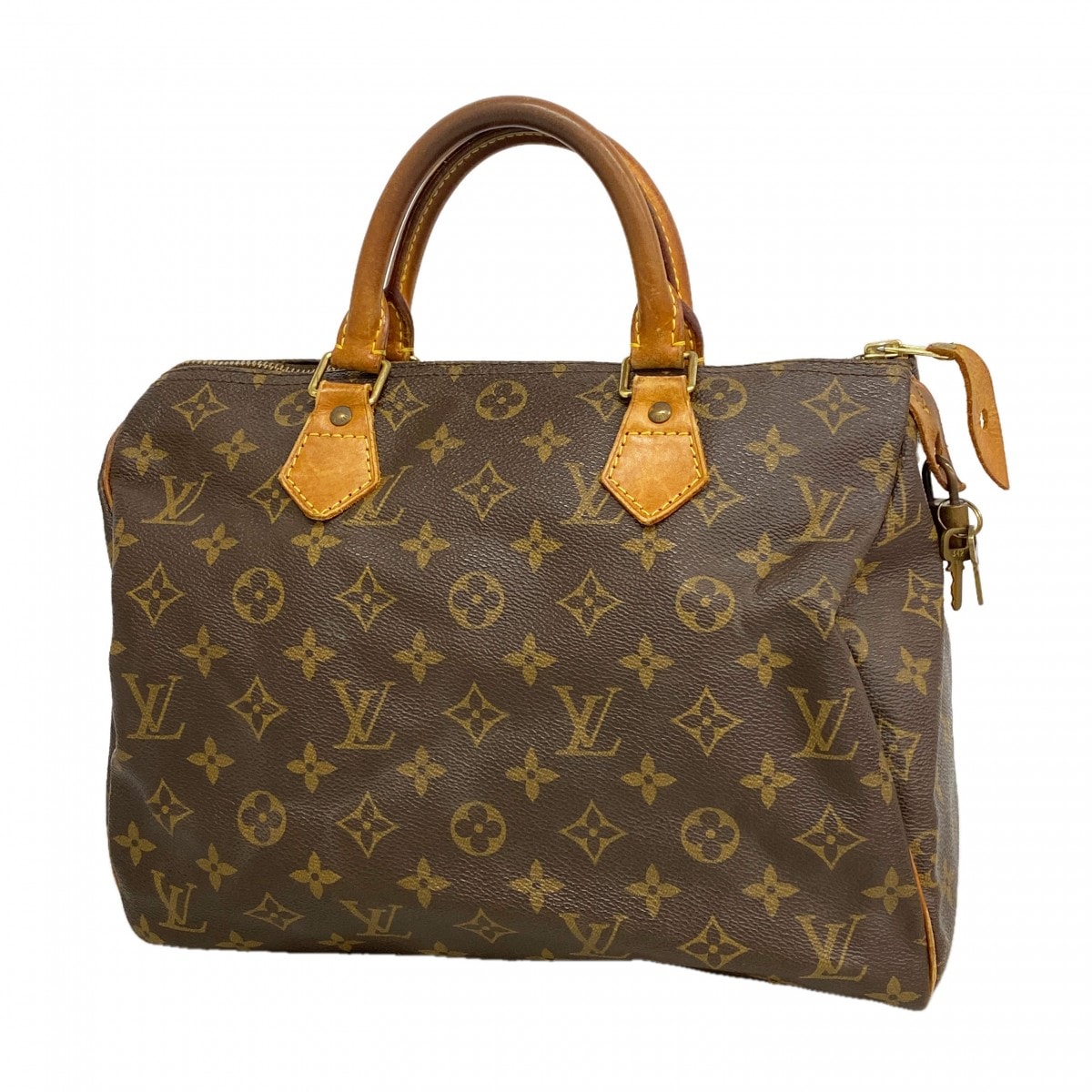 【6gc3477】ルイヴィトン ハンドバッグ モノグラム スピーディ30 M41108 ブラウン【中古】レディース