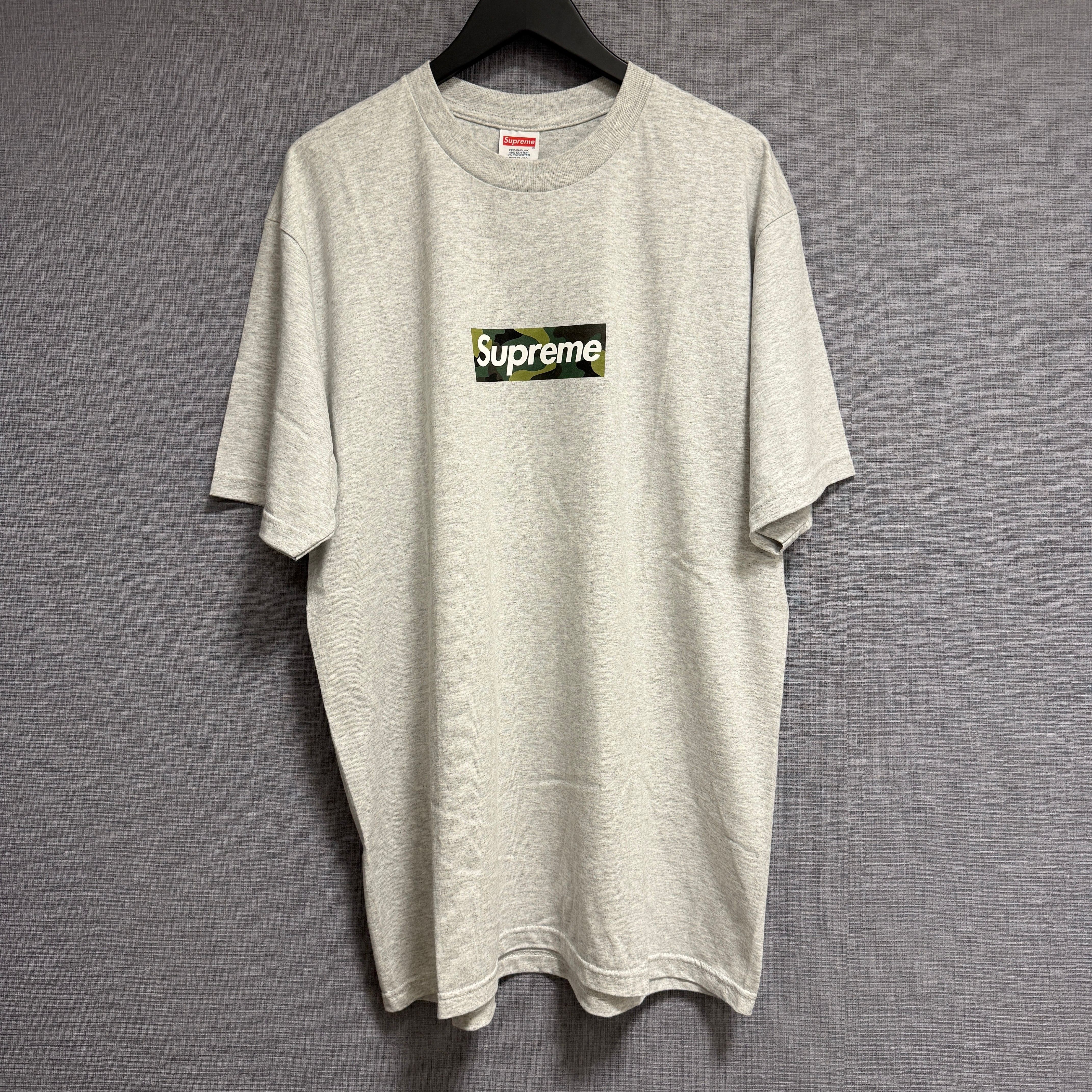 Supreme Box Logo Tee "Ash Grey" (23FW)