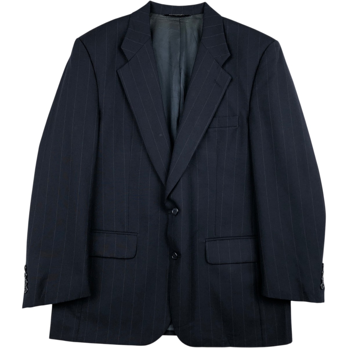 古着 バーバリー Burberry's ストライプ柄 ウールテーラードジャケット USA製 メンズM相当/evb034388