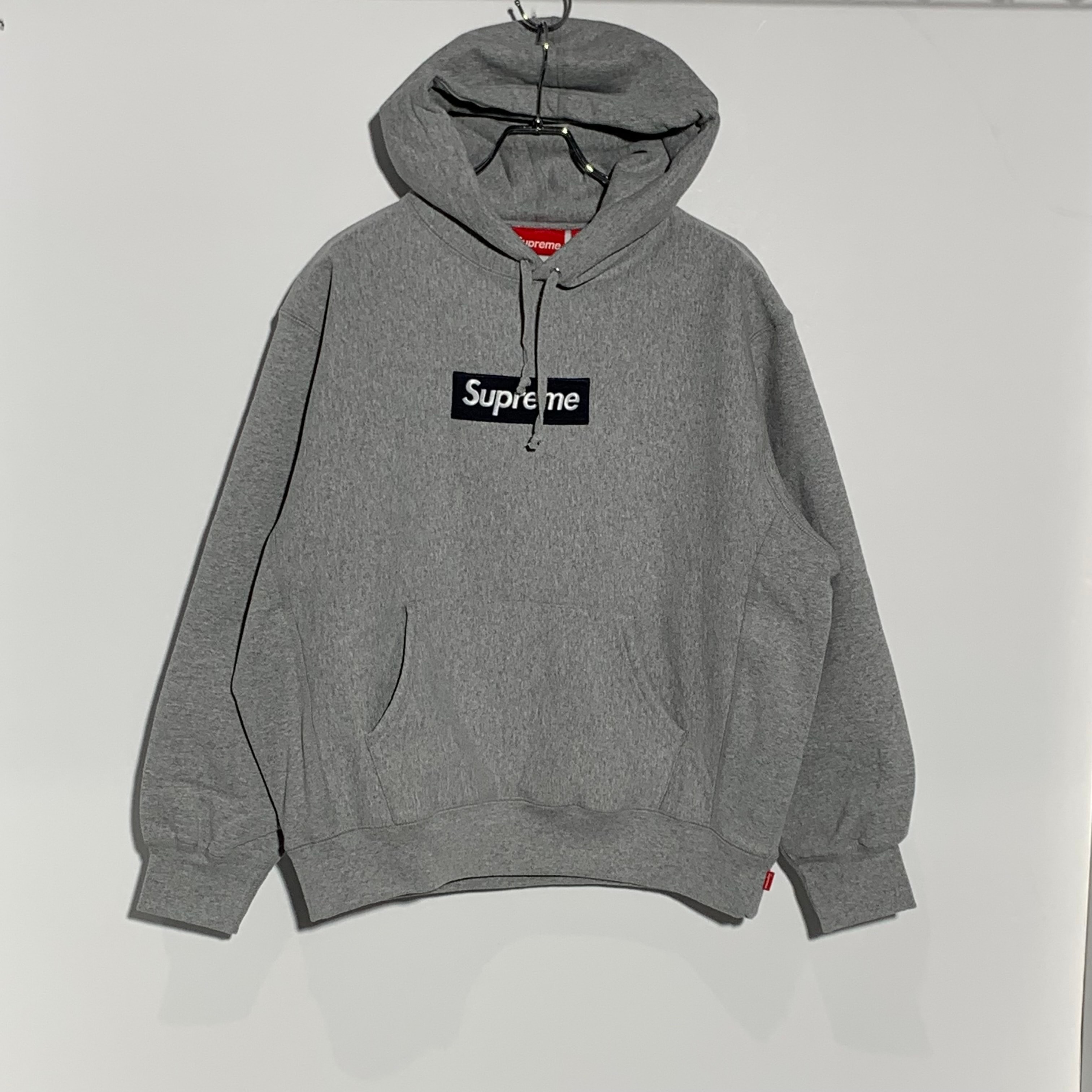 Supreme Box Logo Hooded Sweatshirt (25FW) "Heather Grey"