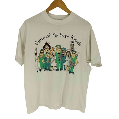 90S キャラクター プリント S/S クルーネック Tシャツ【1143351020460】