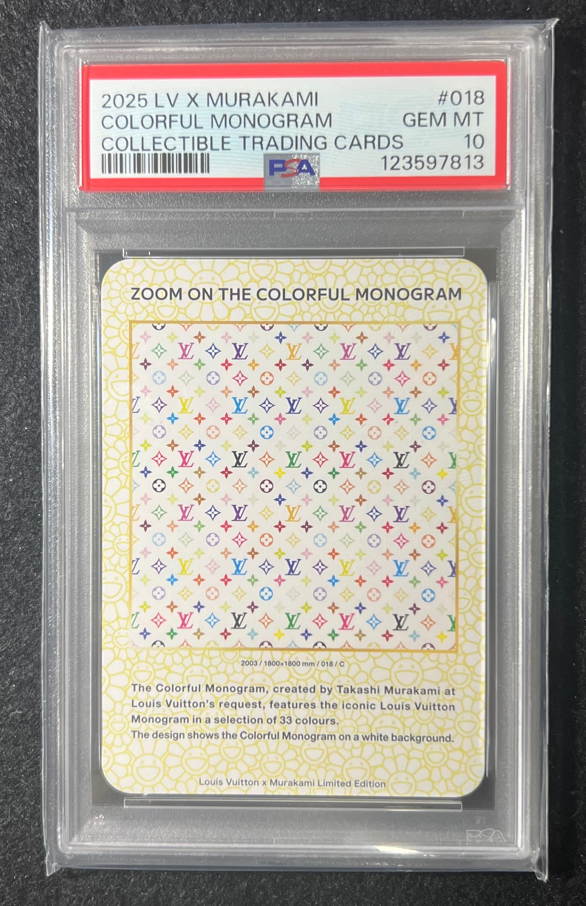 ズームオン ザ カラフルモノグラム C [2003 / 018](ルイヴィトン x 村上隆 トレーディングカード)