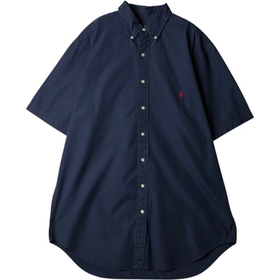 古着 ラルフローレン Ralph Lauren 半袖 ボタンダウンシャツ メンズL相当/eaa641070