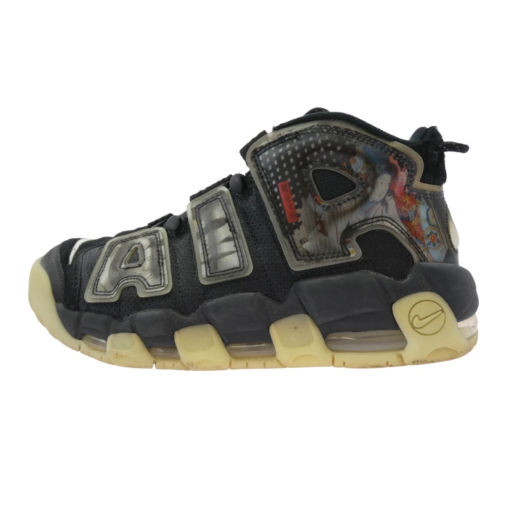 NIKE ナイキ スニーカー DM6213-045 Air More Uptempo Utagawa Kuniyoshi エアモアアップテンポ モアテン 歌川国芳 浮世絵 スニーカー グレー系 27.5cm【中古】