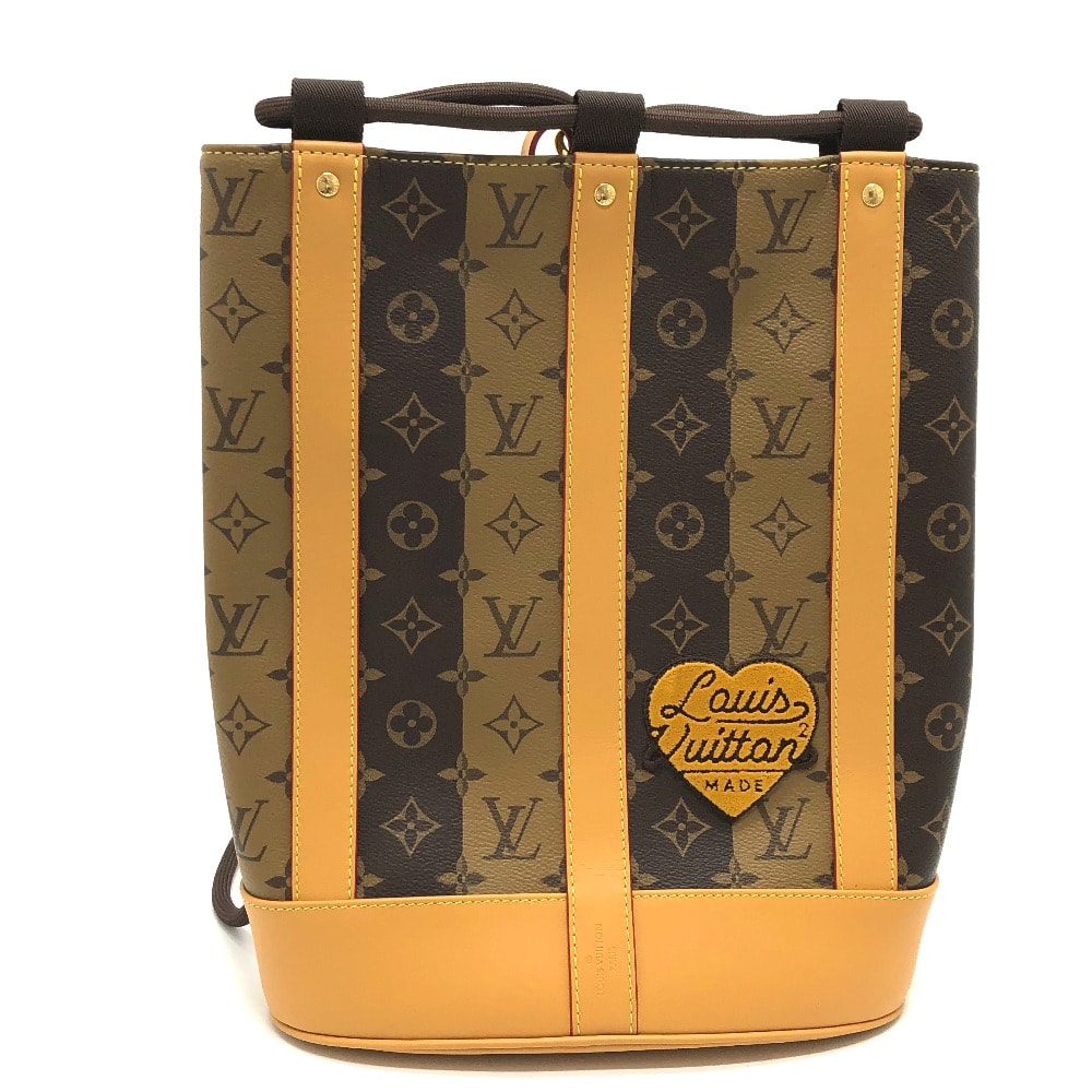 ルイヴィトン LOUIS VUITTON ランドネ メッセンジャー ストライプ M45968 モノグラム カバン ショルダーバッグ モノグラムキャンバス ブラウン