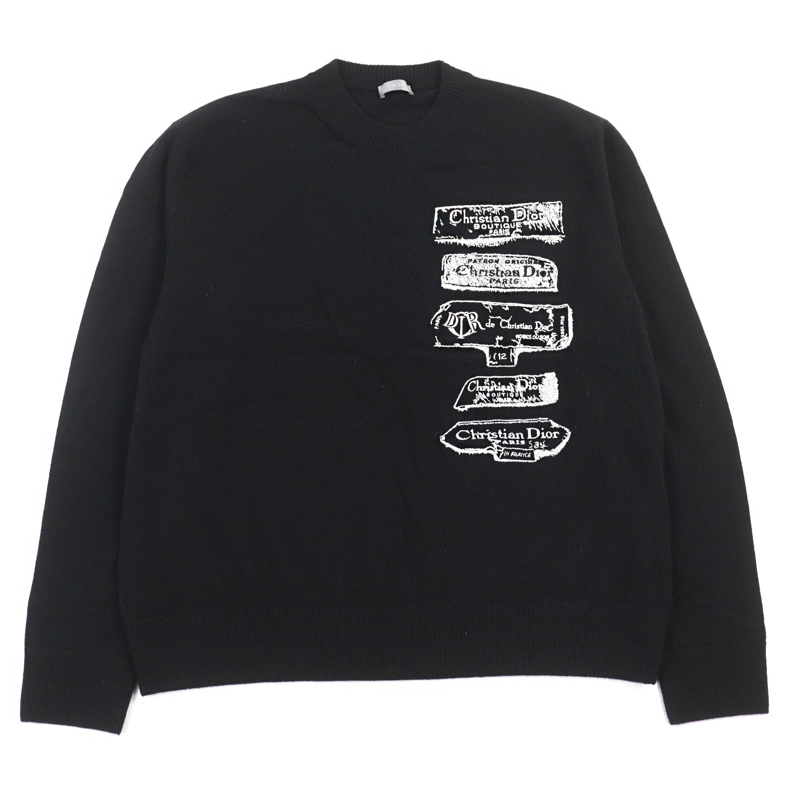 美品 ディオール オム
 ニット ブラック系 メンズ L 513M663A2007