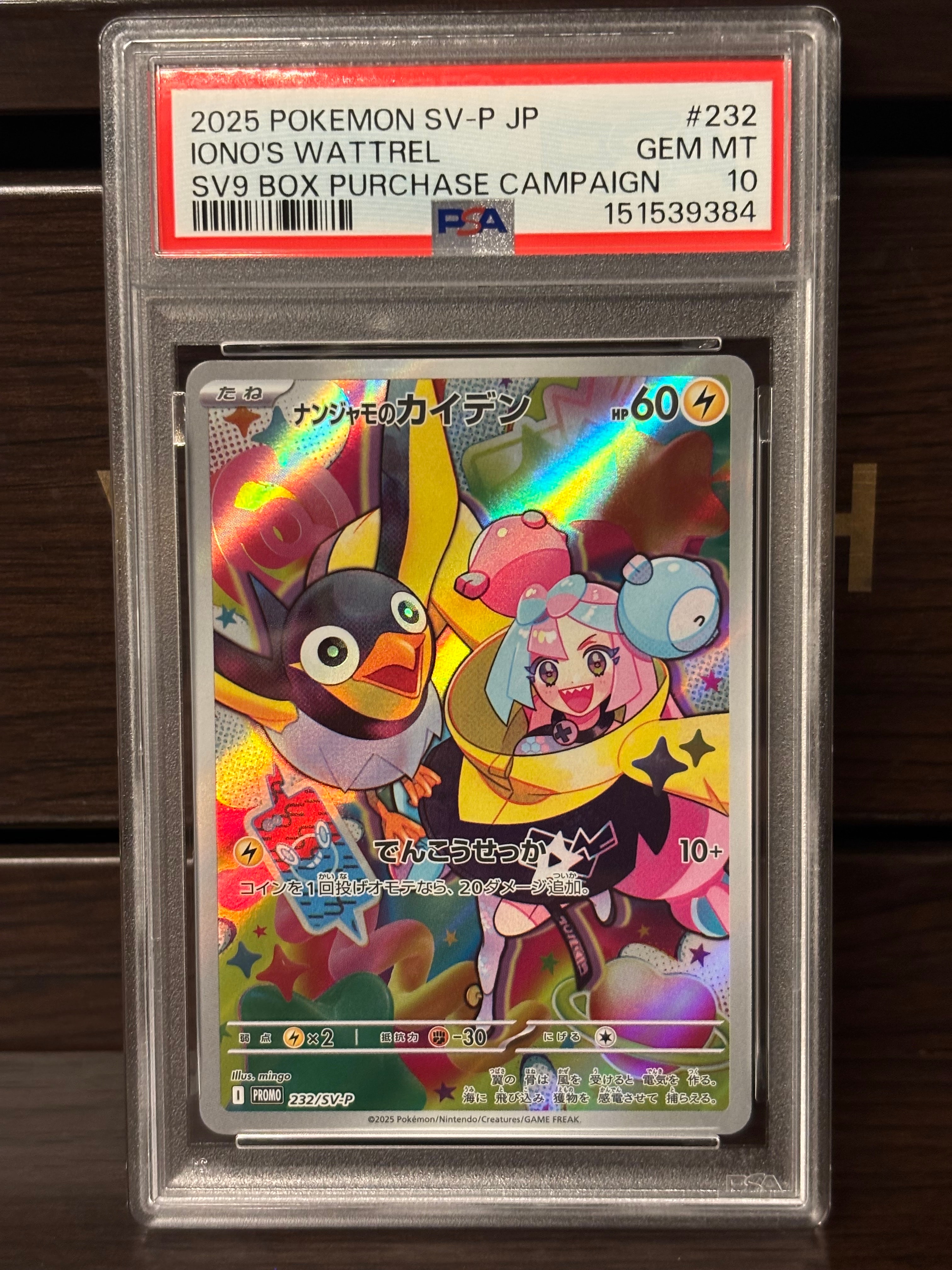 ナンジャモのカイデン P [SV-P 232](プロモーションカード「拡張パック バトルパートナーズ Box購入キャンペーン」)