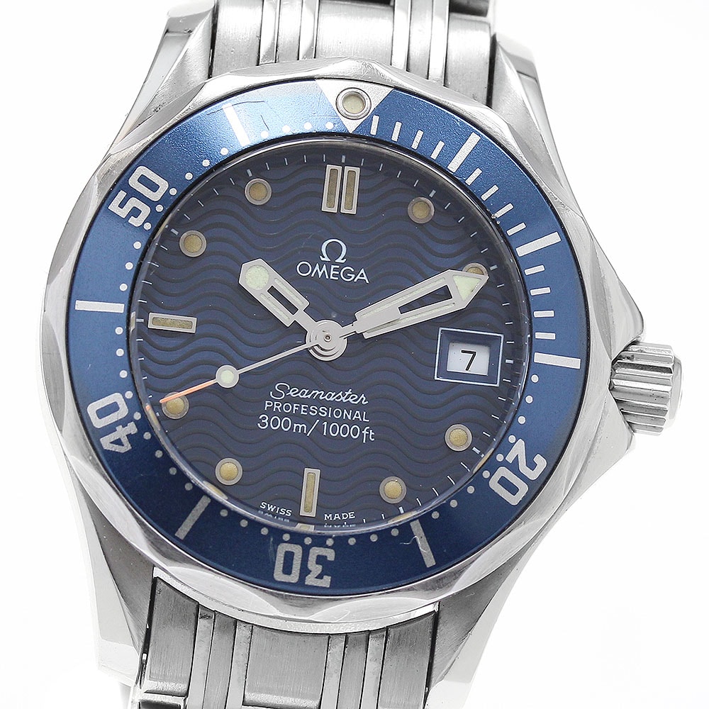 オメガ シーマスター300 デイト 2583.80 レディース 【中古】