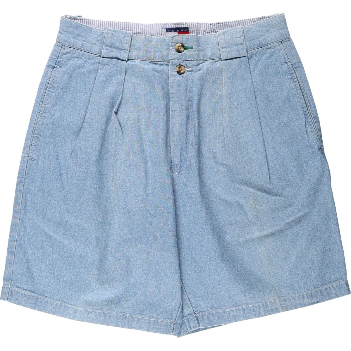 古着 90年代~ トミーヒルフィガー TOMMY HILFIGER ツータック コットンショーツ ショートパンツ メンズw31相当 ヴィンテージ/eaa672115