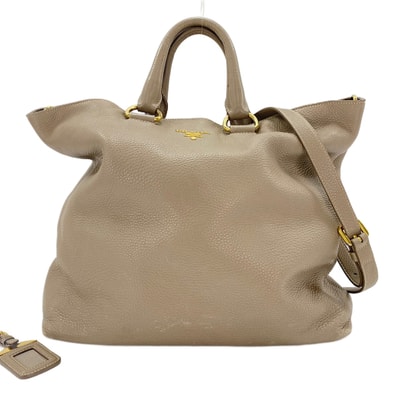 プラダ PRADA レザー 2WAY トートバッグ【中古】