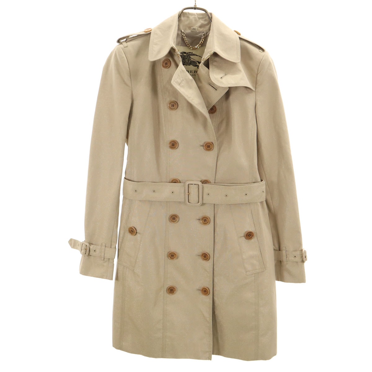 BURBERRY LONDON バーバリーロンドン トレンチコート 38 ベージュ系