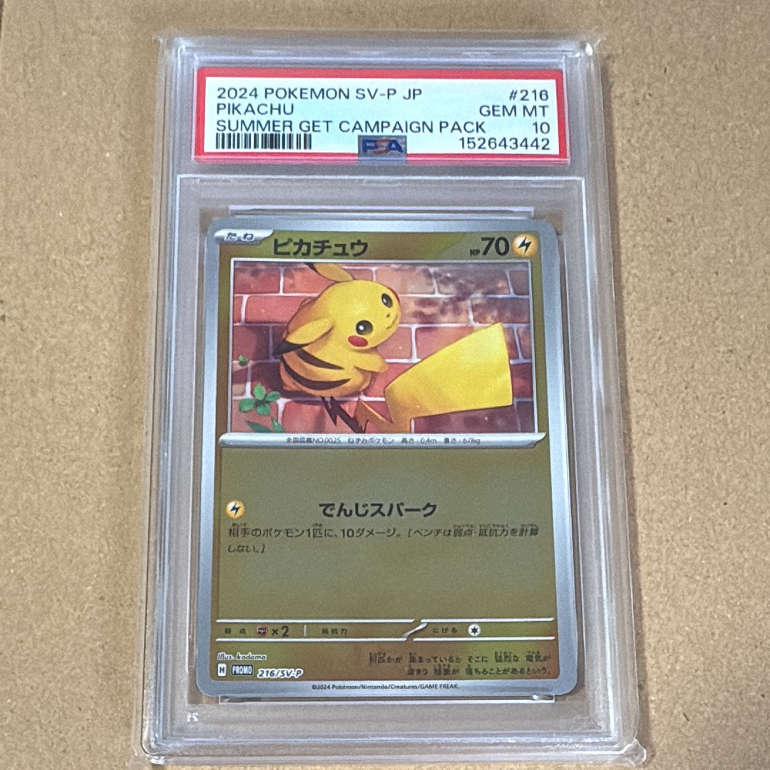 ピカチュウ P [SV-P 216](プロモカードパック「ポケカの夏がキタ!プロモカードGetキャンペーン!」)