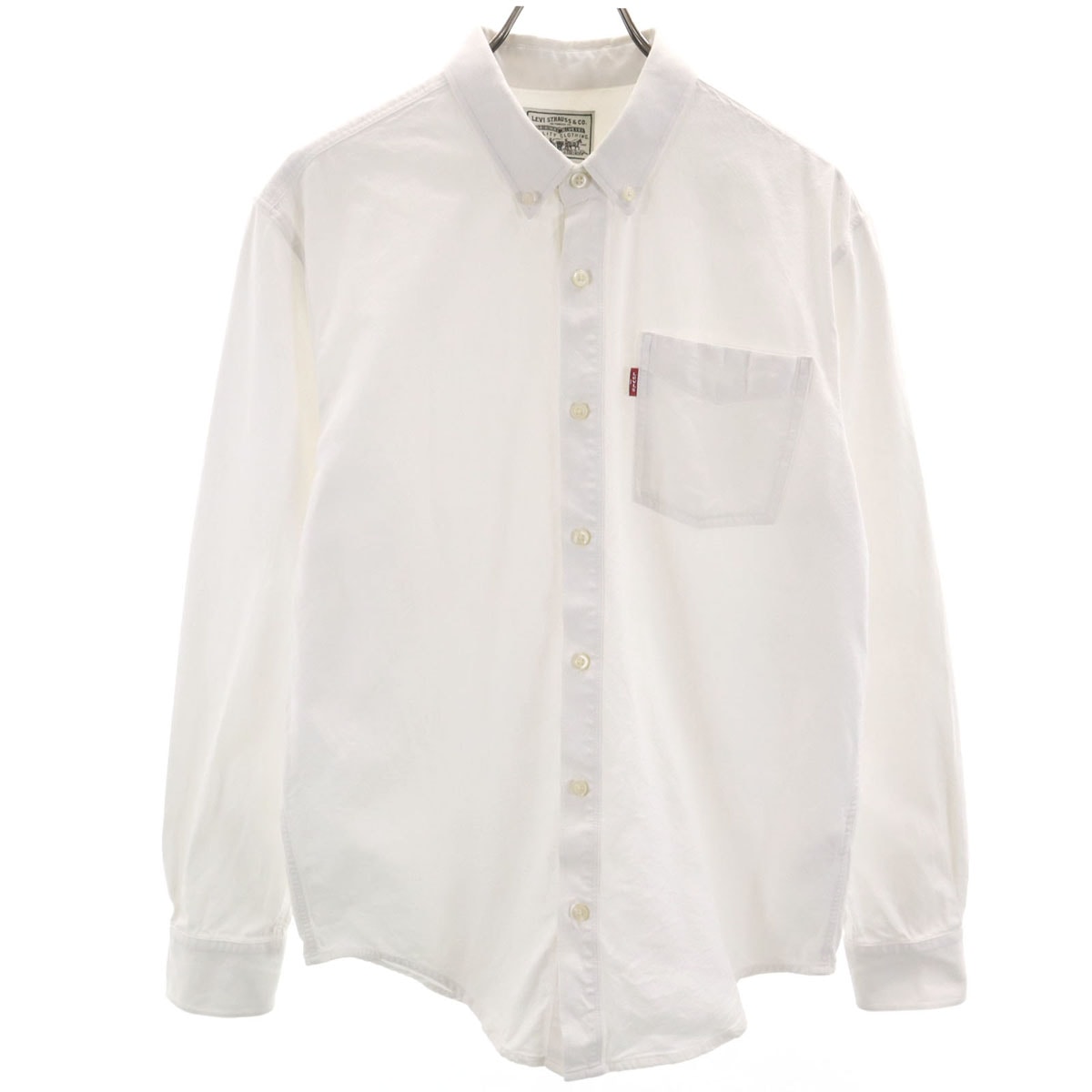 Levi's リーバイス 長袖 ボタンダウンシャツ L ホワイト