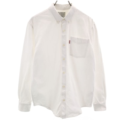 Levi's リーバイス 長袖 ボタンダウンシャツ L ホワイト