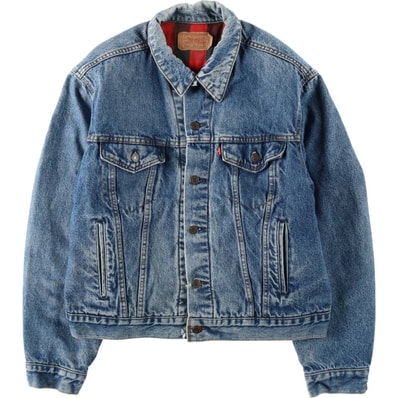 古着 90年代 リーバイス Levi's 70411-0816 中綿入り デニムジャケット Gジャン USA製 メンズXL相当/eaa632463