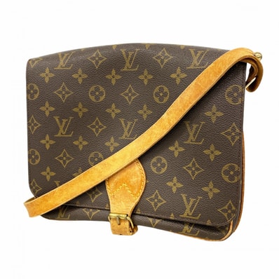 【6dc3062】ルイヴィトン ショルダーバッグ モノグラム カルトシエールGM M51252 ブラウン【中古】レディース