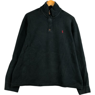 古着 ラルフローレン Ralph Lauren POLO RALPH LAUREN ハーフジップスウェットシャツ トレーナー メンズXL相当/eaa595366