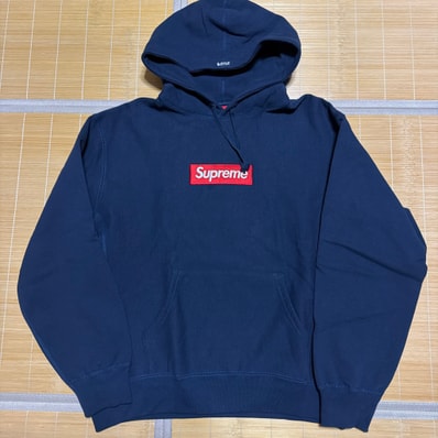 Supreme Box Logo Hooded Sweatshirt "Navy" (24FW)