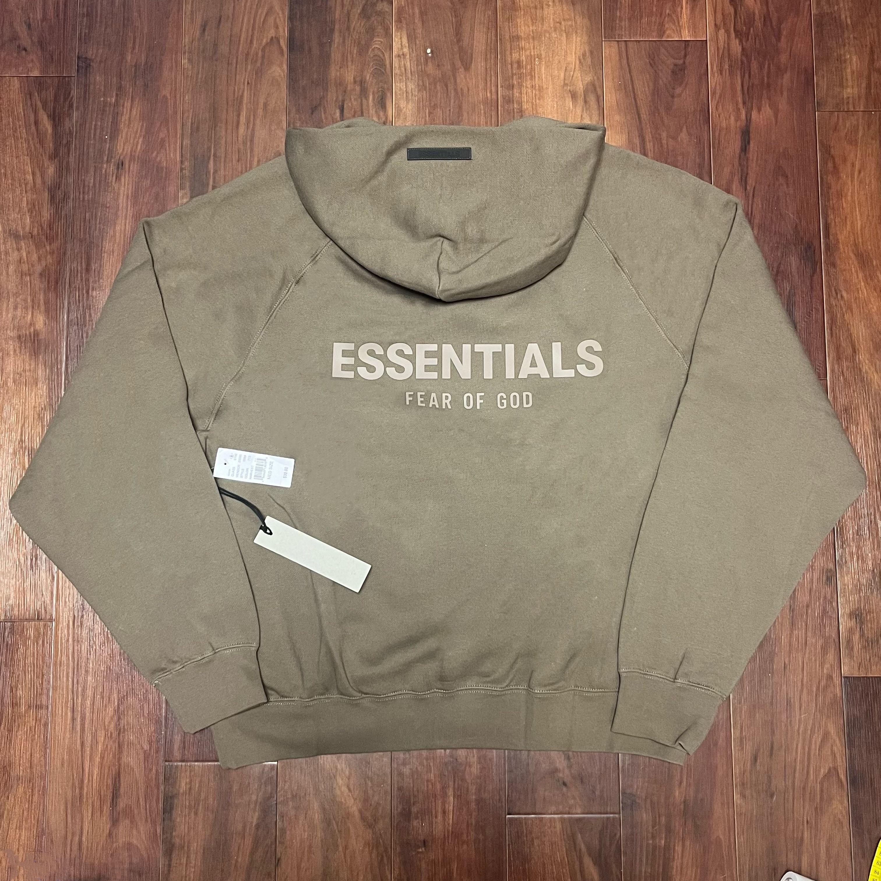 FEAR OF GOD ESSENTIALS Pull-Over Hoodie "Taupe"