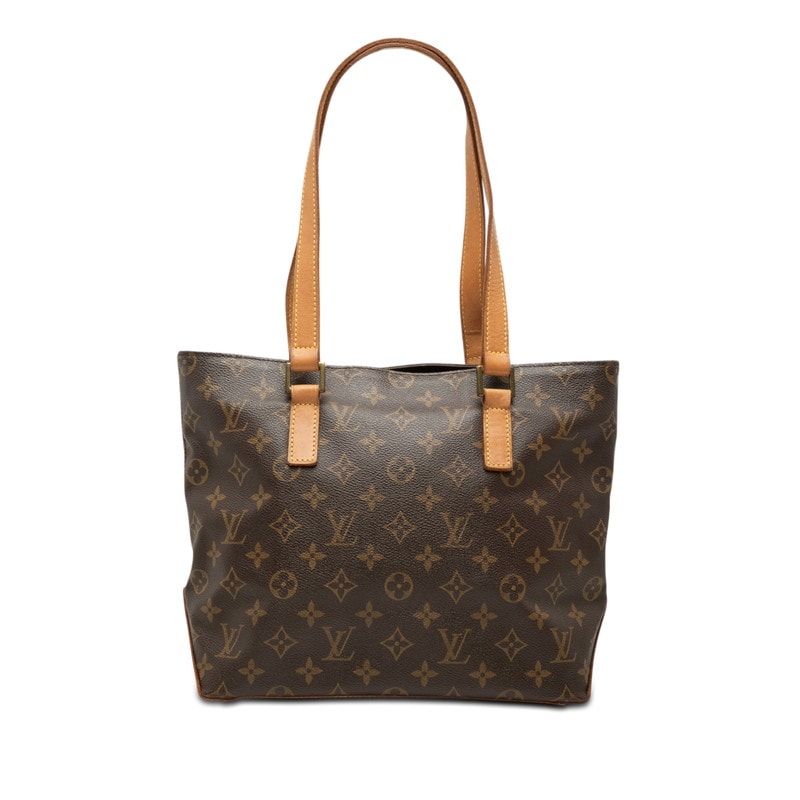 ルイ ヴィトン モノグラム カバピアノ トートバッグ ショルダーバッグ M51148 ブラウン PVC レザー レディース LOUIS VUITTON 【中古】