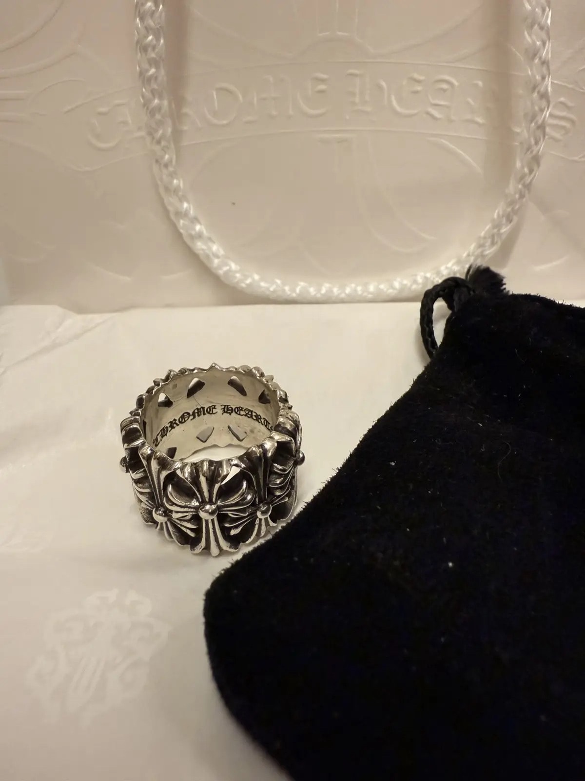 Chrome Hearts セメタリークロスリング17号