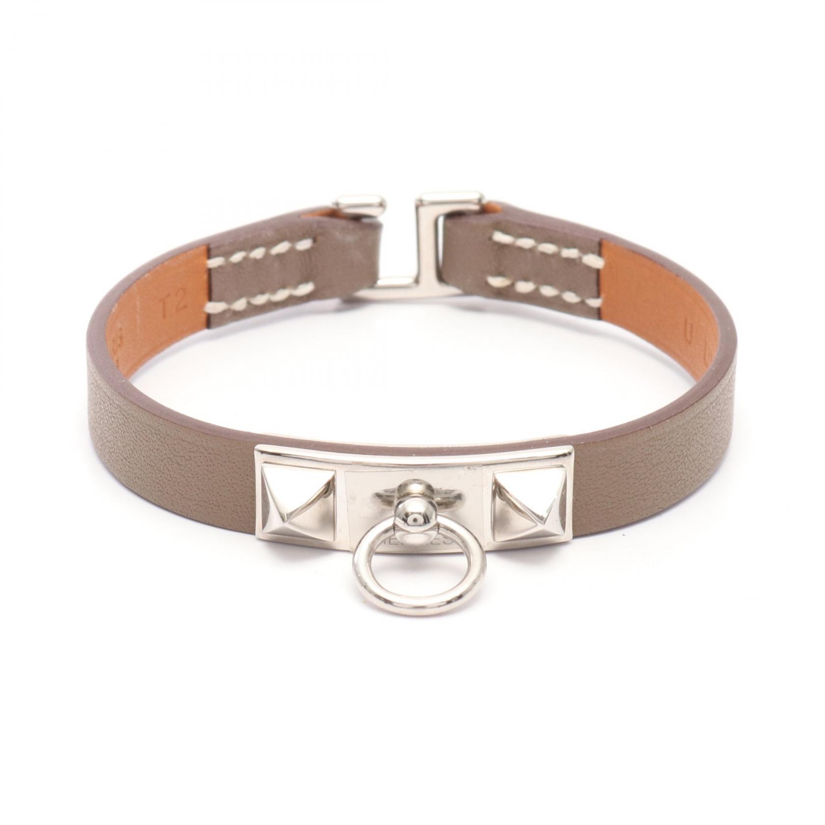 エルメス HERMES リヴァル ミニ ブレスレット アクセサリー ヴォースイフト ヴォースイフト U刻印(2022年製造) レディース ブラウン系 【中古】
