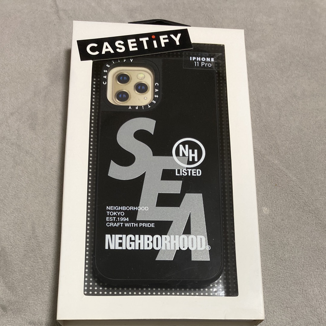 CASETiFY x Neighborhood x WIND AND SEA NHWC / P-iPhone (11 / 11Pro / 11Pro Max) "Black"