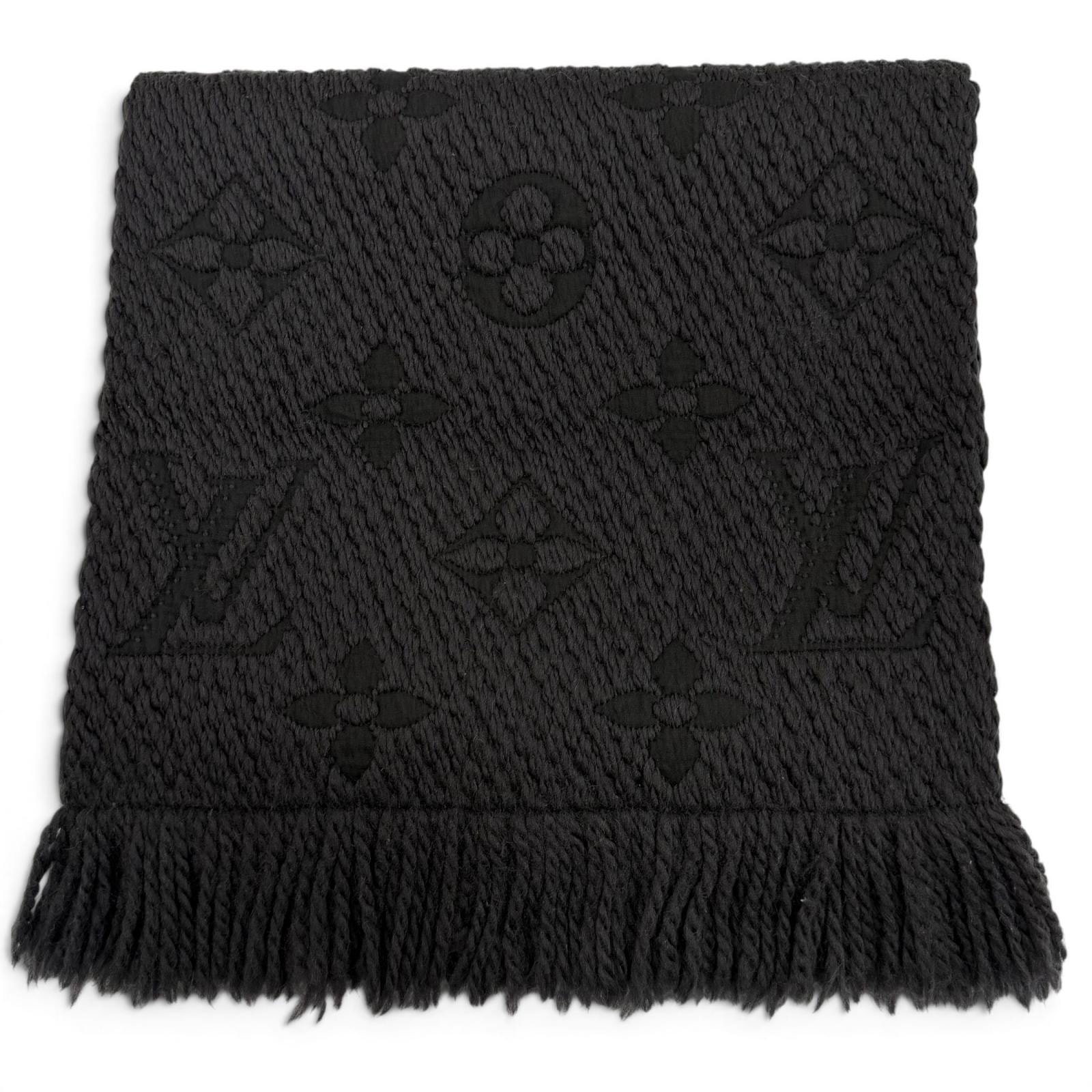 美品 ルイヴィトン マフラー エシャルプ ロゴマニア モノグラム M72431
