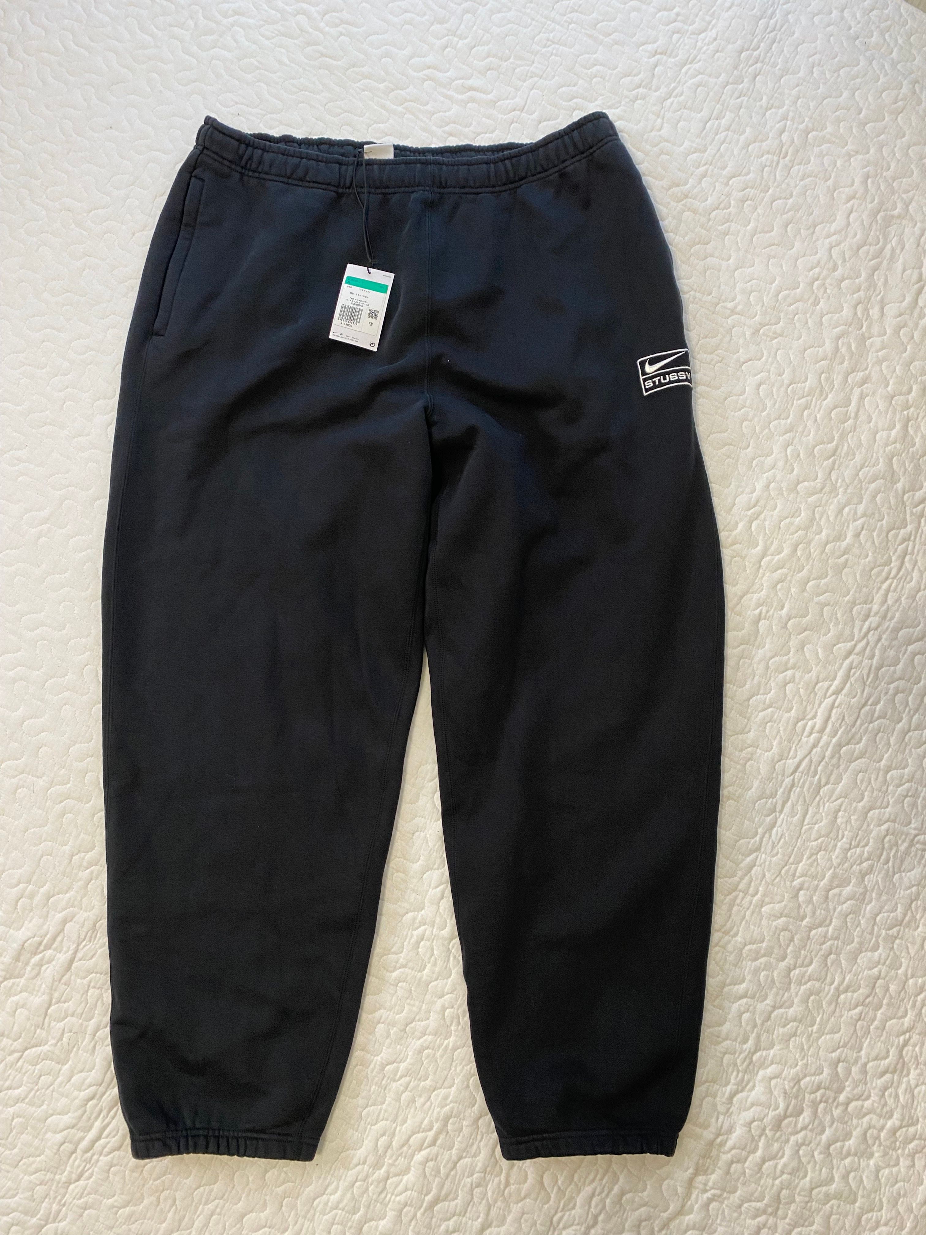 Stussy x Nike Washed Pants (US Size) "Black" DO5296-010