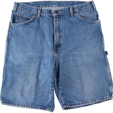 古着 ディッキーズ Dickies Relaxed Fit デニムペインターショーツ ショートパンツ メンズw36相当/eaa643768