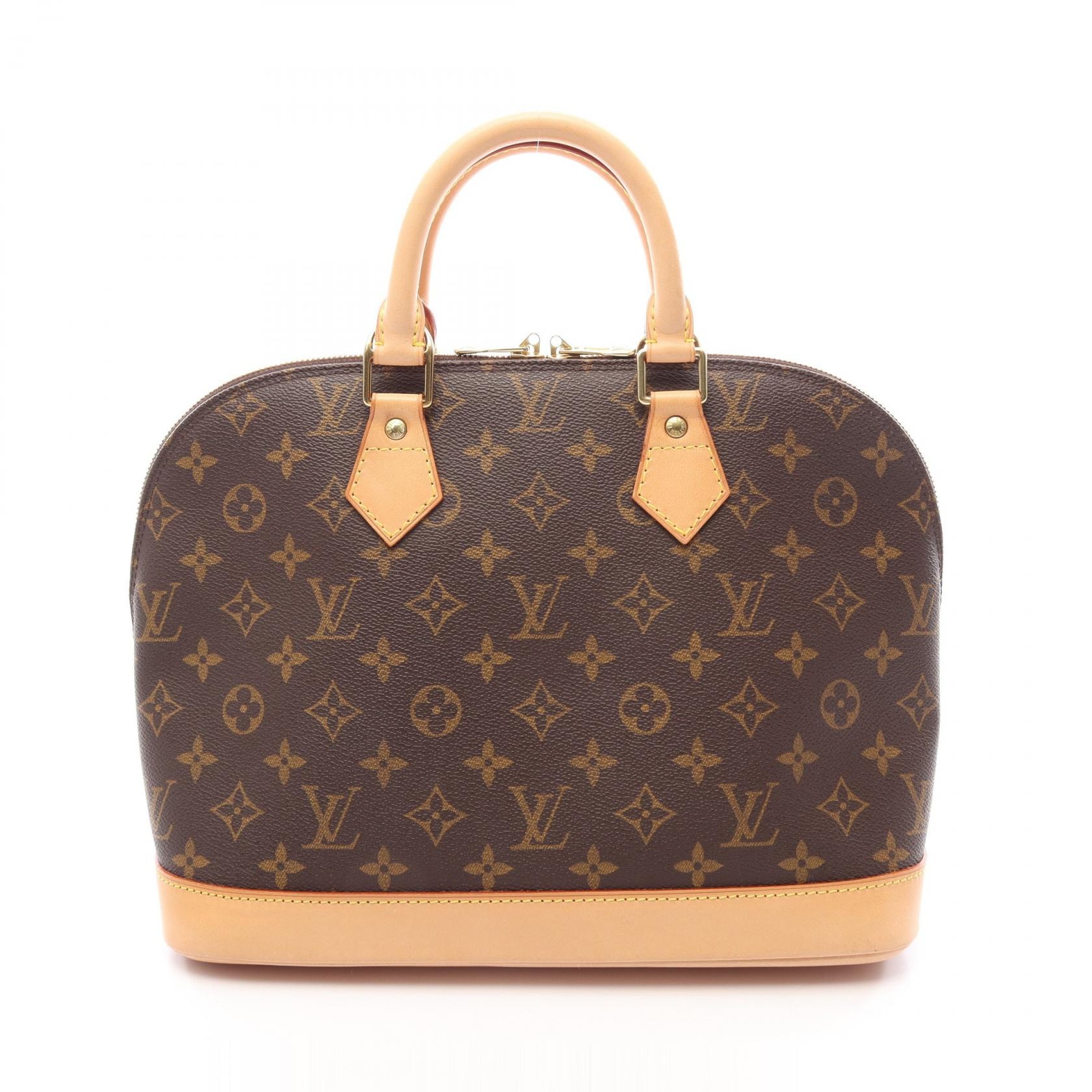 ルイ・ヴィトン LOUIS VUITTON アルマPM モノグラム ハンドバッグ バッグ PVCコーティングキャンバス レザー モノグラム レディース ブラウン系 M51130 【中古】