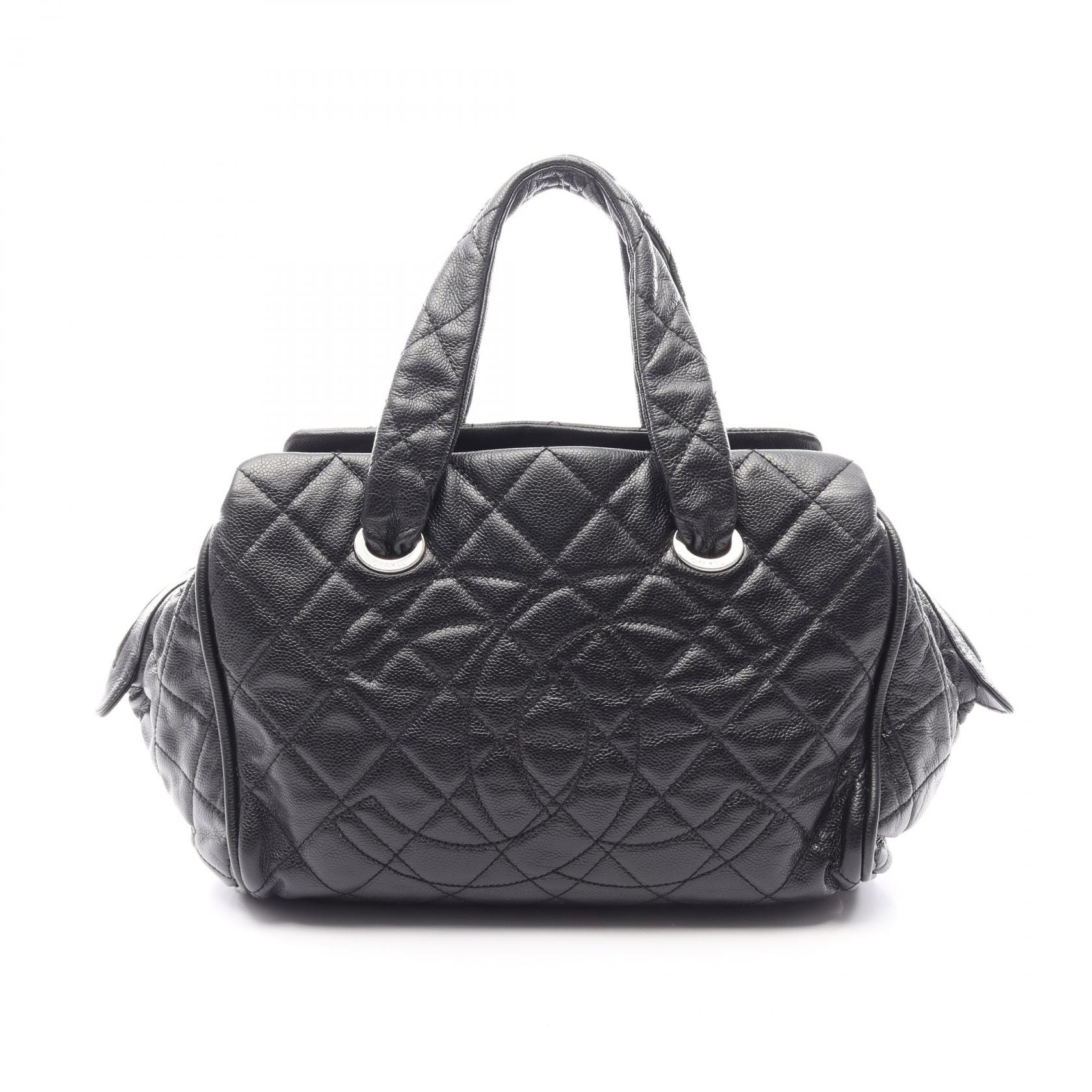 シャネル CHANEL マトラッセ ハンドバッグ バッグ カーフ(牛革) レディース ブラック系 【中古】