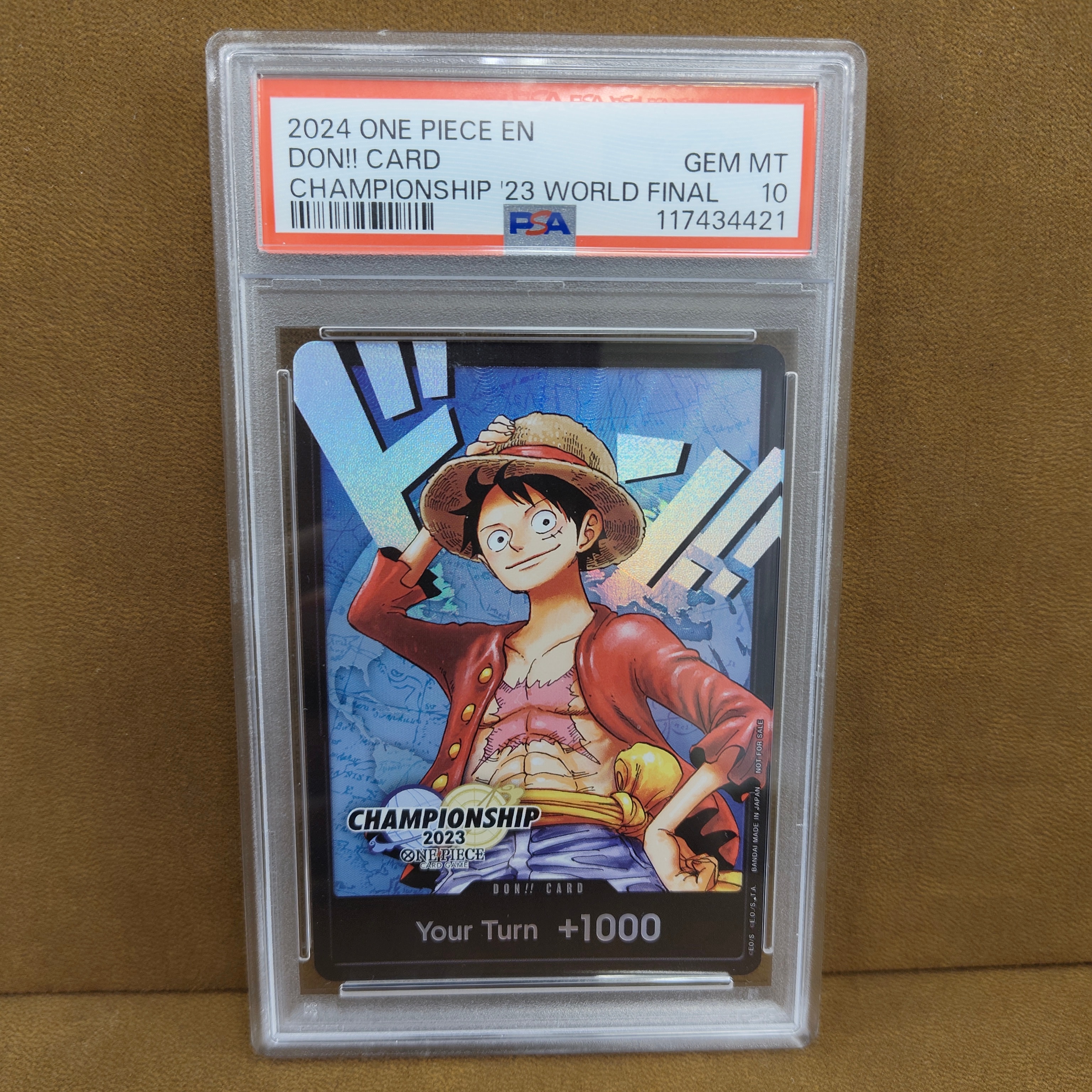 ドン!!カード : モンキー・D・ルフィ (プロモーションカード「チャンピオンシップ2023 ワールドファイナル記念品」)