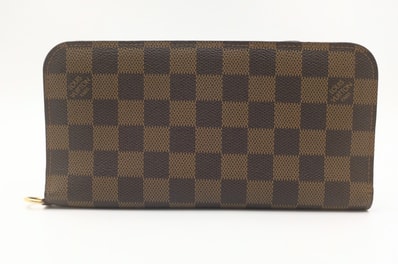 ルイ・ヴィトン 長財布 ポルトフォイユ・アンソリット ダミエ・エベヌ