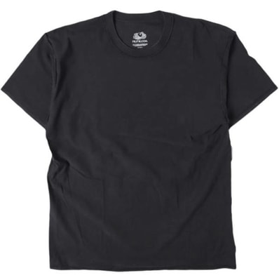 UNUSED x FRUIT OF THE LOOM アンユーズド フルーツオブザルーム 別注 インサイドアウト クルーネックTシャツ US2025 3 BLACK 半袖 トップス g27657