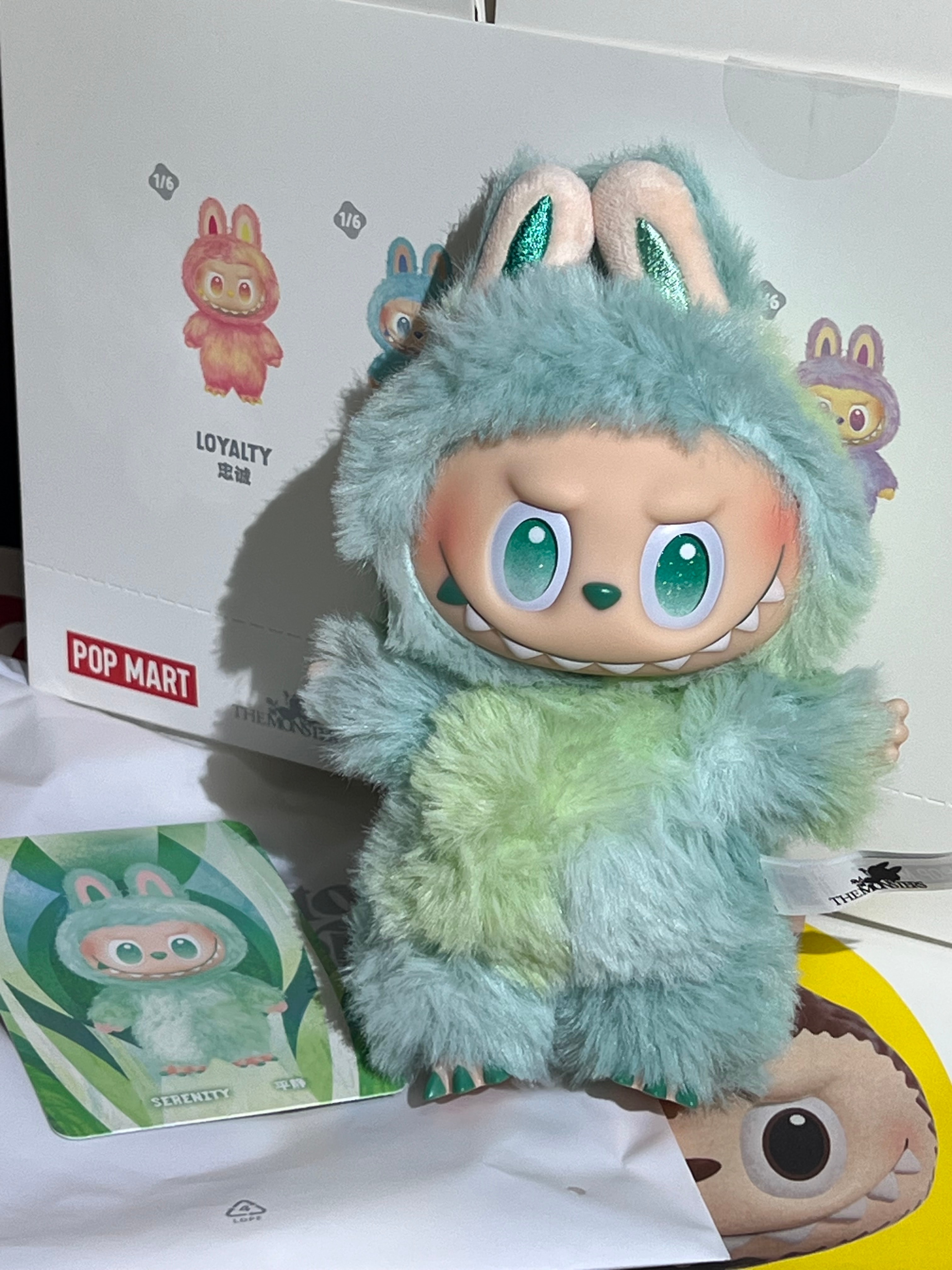 POP MART THE MONSTERS (LABUBU) Big into Energy Series Plush Pendant SERENITY