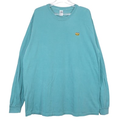 CHALLENGER チャレンジャー L/S FIREBALL TEE ファイヤーボール クルーネック ロングスリーブ Tシャツ ロンT グリーン サイズXL