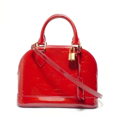 ヴィトン LV アルマ BB モノグラム・ヴェルニ 2way ハンドバッグ【中古】