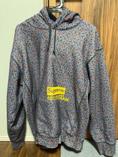 Supreme / JUNYA WATANABE COMME des GARCONS MAN Hooded Sweatshirt "Black Flowers"