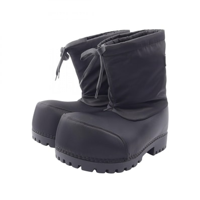 バレンシアガ BALENCIAGA ALASKA ショート ブーツ 靴 ナイロン メンズ ブラック系 【中古】