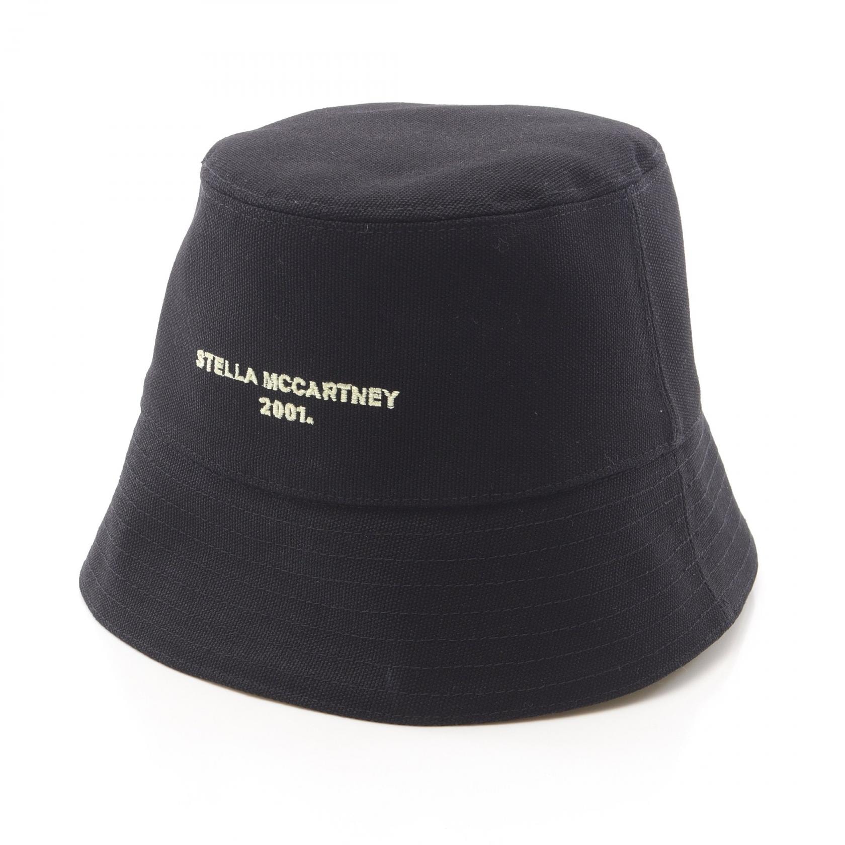 ステラマッカートニー Stella McCartney ハット 帽子 コットン レディース ブラック系 / イエロー系 900453 【中古】