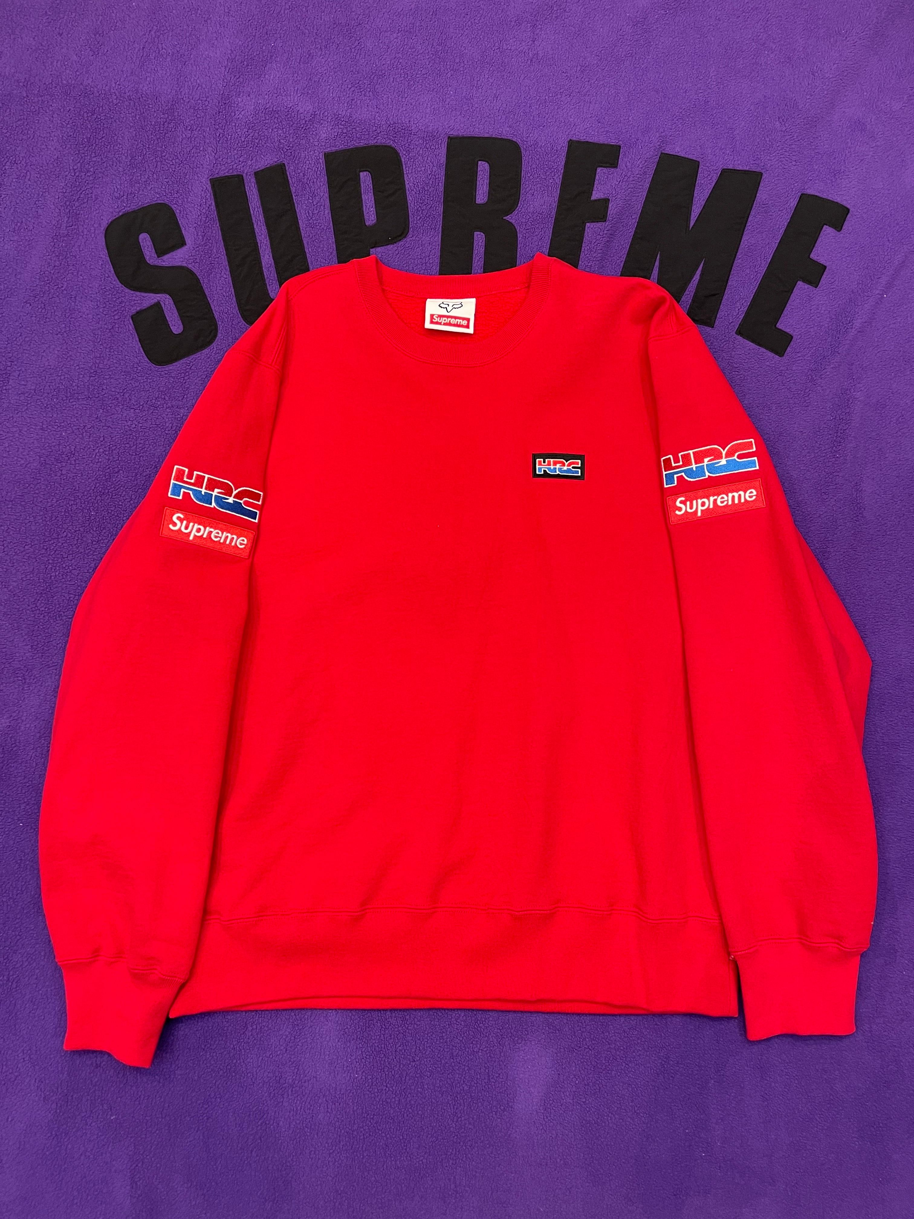 Supreme / Honda / Fox Racing Crewneck 