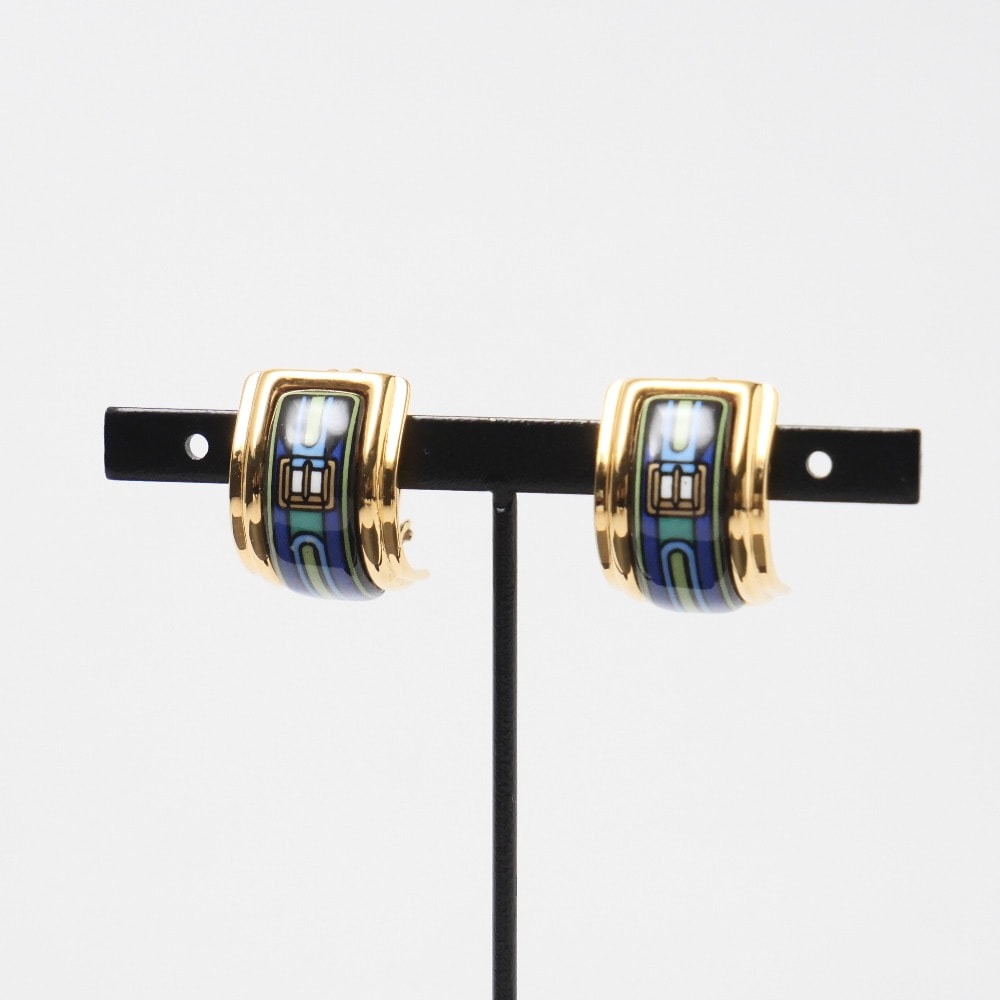 ■美品■HERMES エルメス イヤリング エマイユ 七宝焼き  ブランド古着【中古】20251128/RA6680