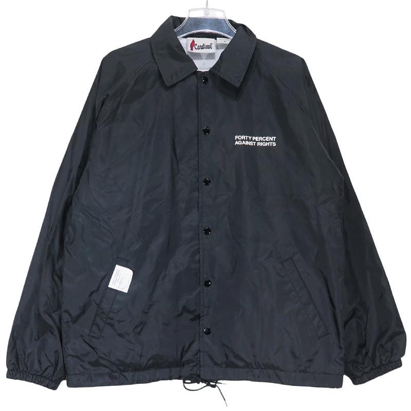 FPAR フォーティーパーセントアゲインストライツ EST JACKET コーチジャケット ブラック アウター FORTY PERCENT AGAINST RIGHTS ナイロン 黒 サイズM