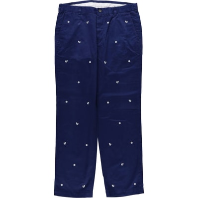 古着 ブルックスブラザーズ Brooks Brothers CLARK 総柄 チノパンツ メンズw36相当/eaa664660