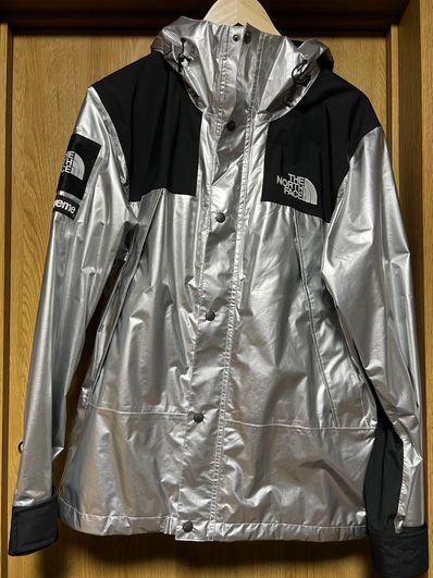 Supreme x The North Face Metallic Mountain Parka "Silver"